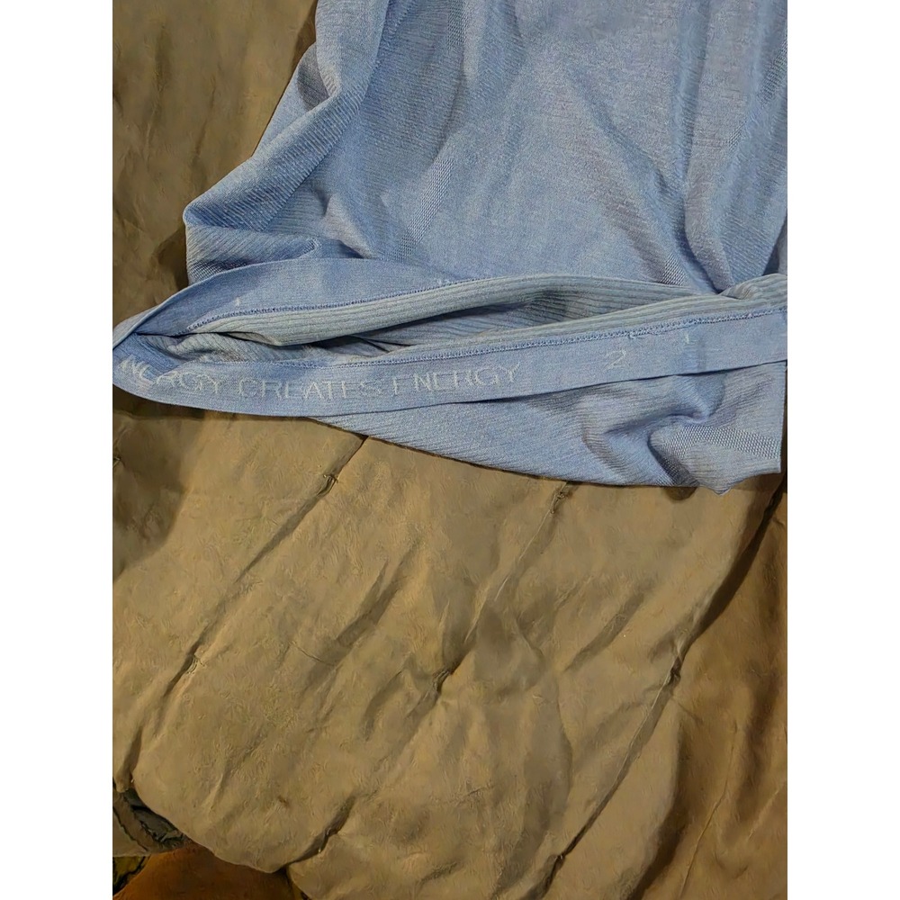 Lululemon Swiftly Tech Short Sleeve 2.0 Crew Blue Periwinkle Heather Size 2 - Picture 3 of 3
